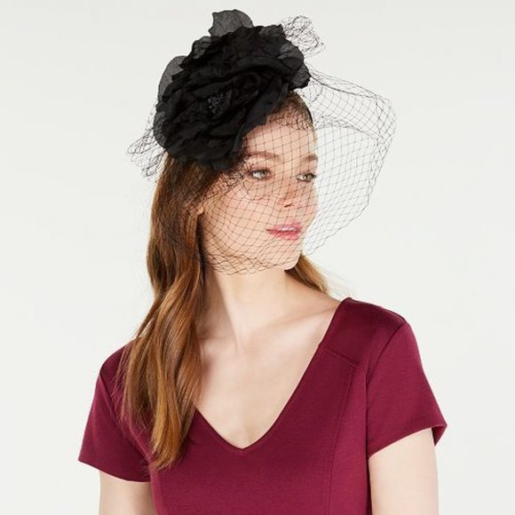 August Hats Accessories - August Hats Flower Netting Fascinator
